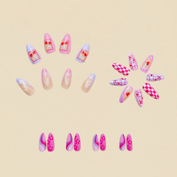 24pcs/Set Press On Nails