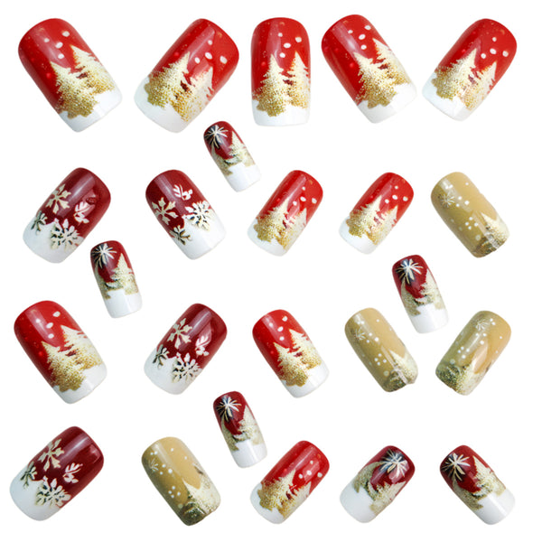 24pcs/Set Press On Nails Y1243