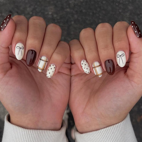 24pcs/Set Press On Nails