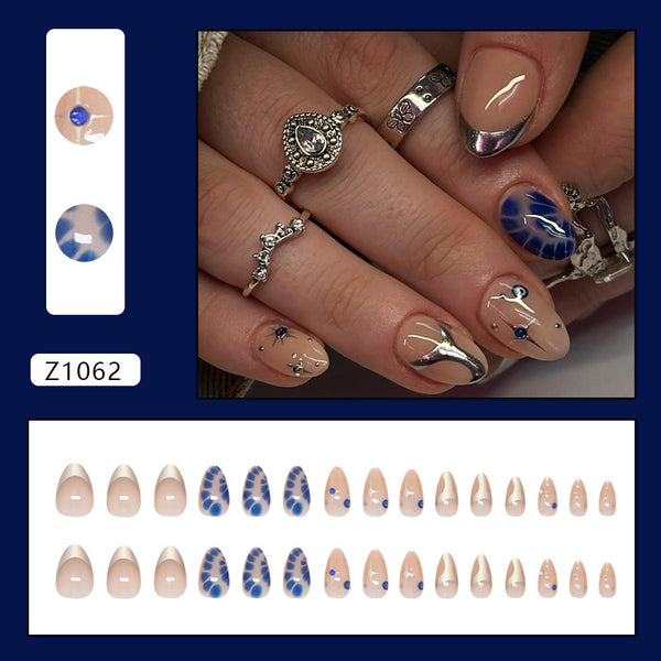 30 pieces of dark blue flash diamond star light