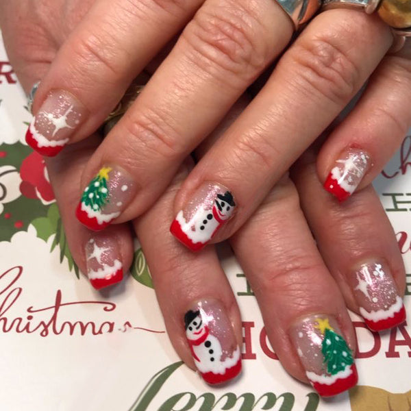 24pcs/Set Press On Nails JB1004