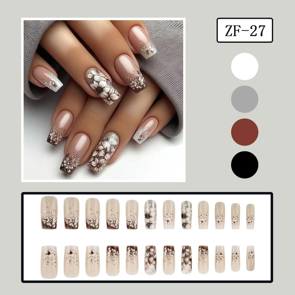 24pcs/Set Press On Nails