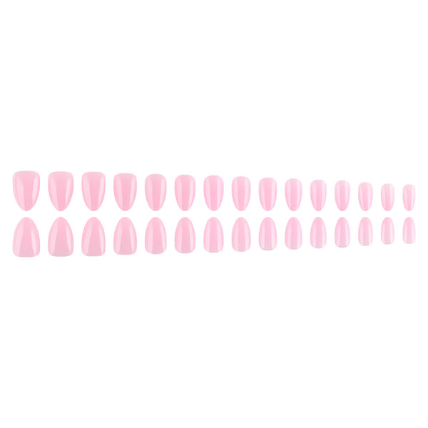 30 pieces of glossy pink