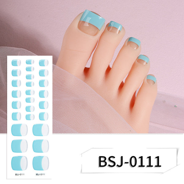 Bandoulières de gel à pédicure