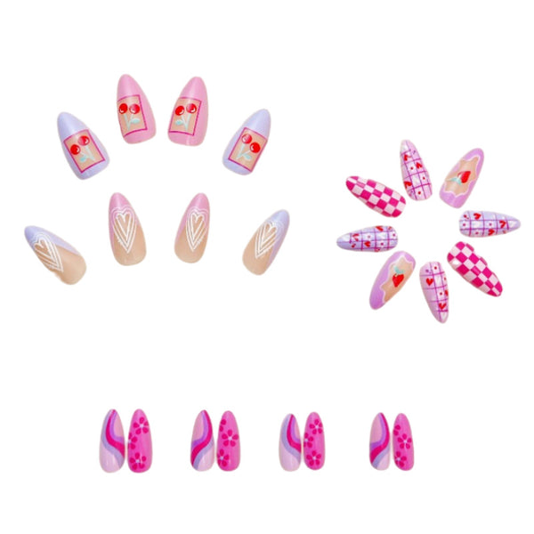 24pcs/Set Press On Nails