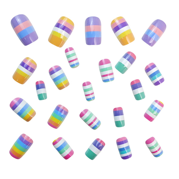 24pcs/Set Press On Nails