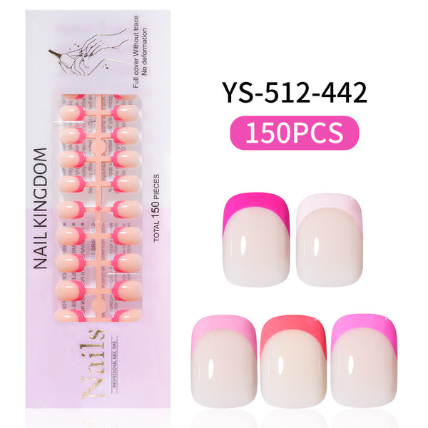 150 Pcs Five-color French nails