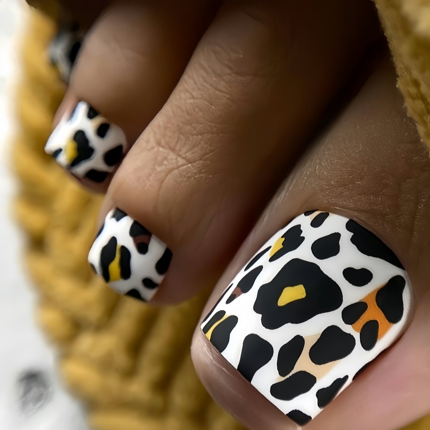 Pedicure fake nail Y764