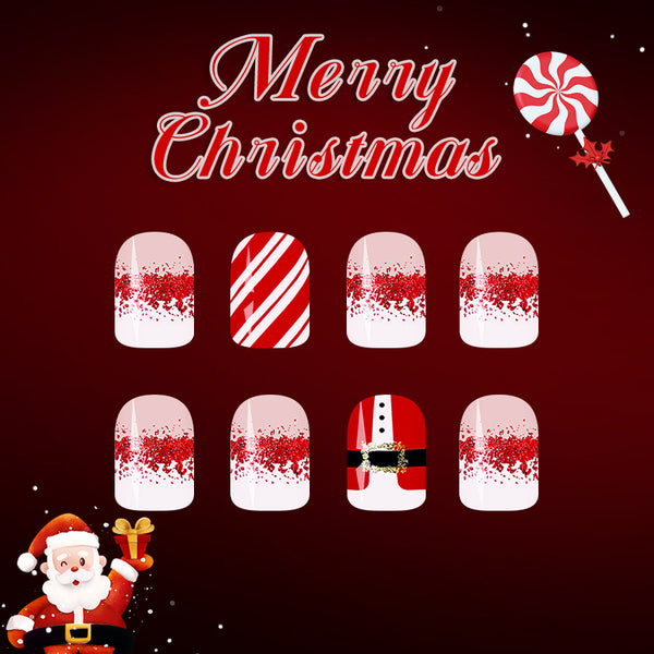 24pcs/Set Press On Nails C1277