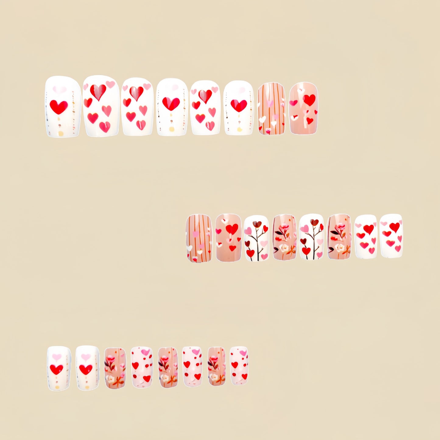 24pcs/Set Press On Nails