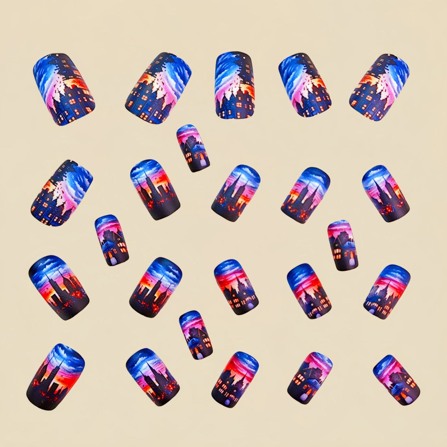 24pcs/Set Press On Nails