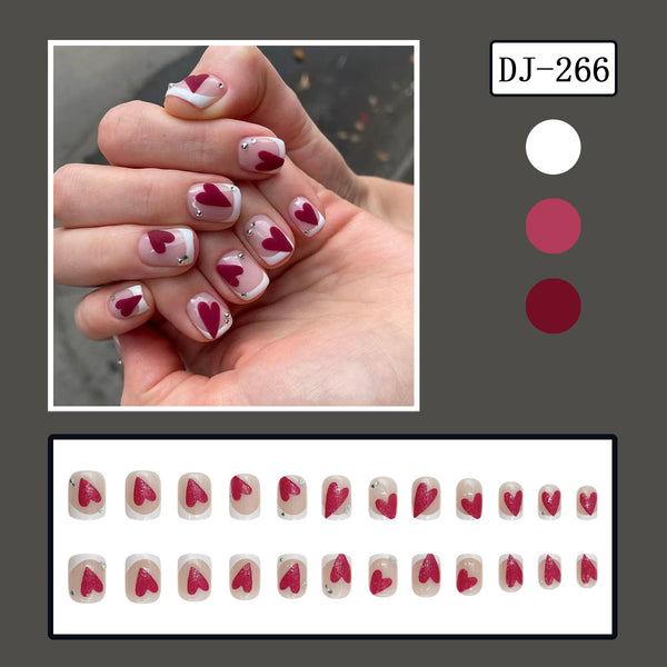 Glitter Love White French