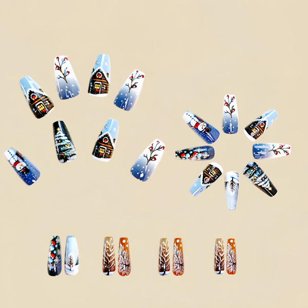 24pcs/Set Press On Nails