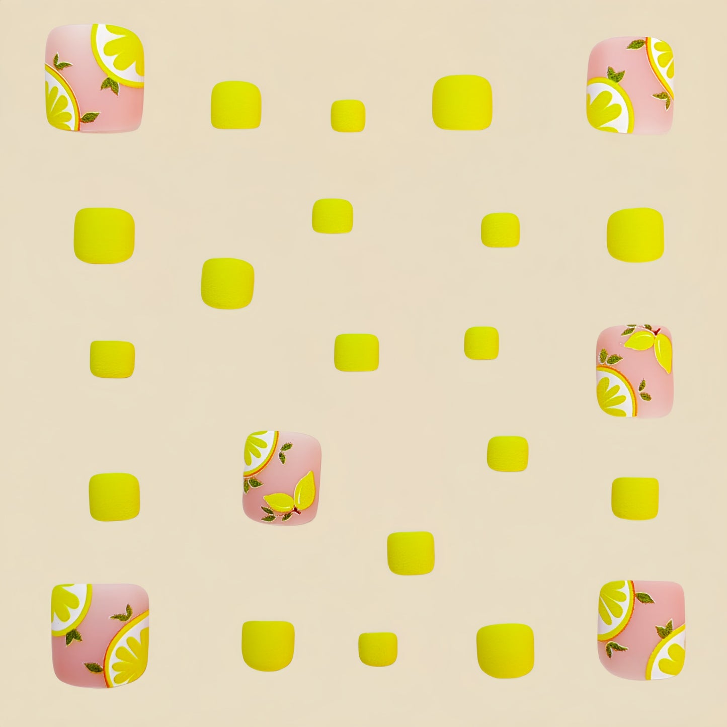 Pedicure fake nail Y668