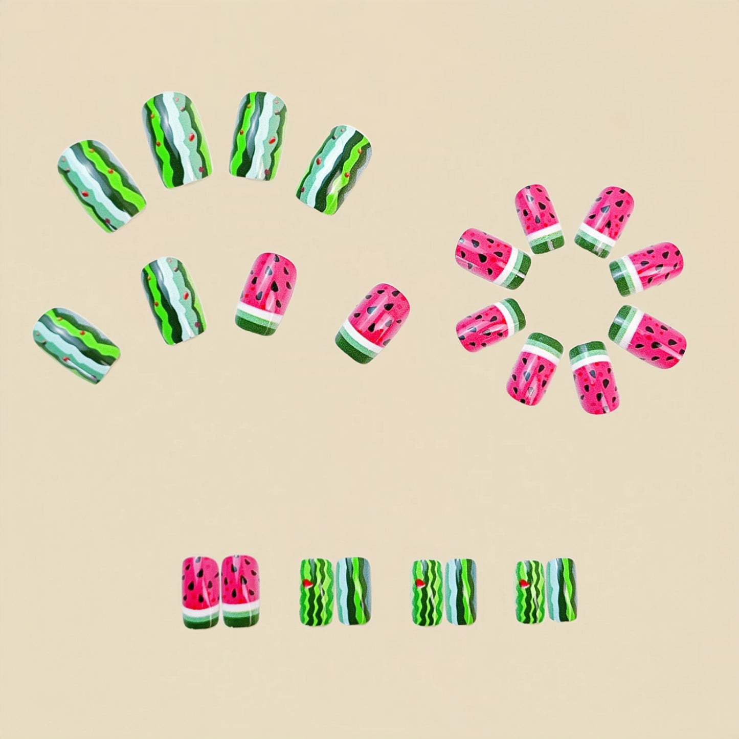 24pcs/Set Press On Nails