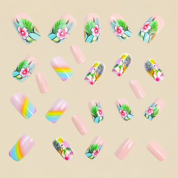 24pcs/Set Press On Nails