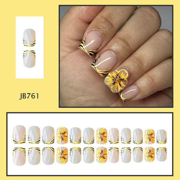 24pcs/Set Press On Nails