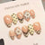 30 pieces chicken yellow polka dots French style
