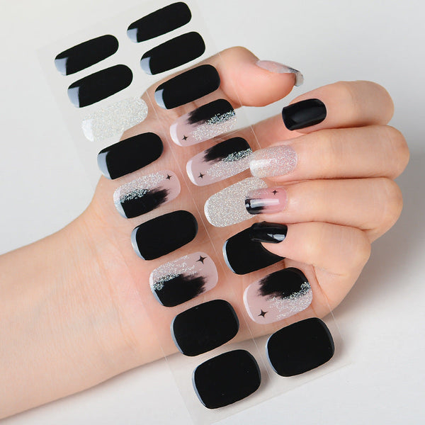 Semicured UV gel nail sticker kit JK325