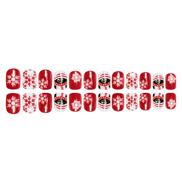 24pcs/Set Press On Nails JB1006