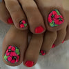 Pedicure fake nail Y1098