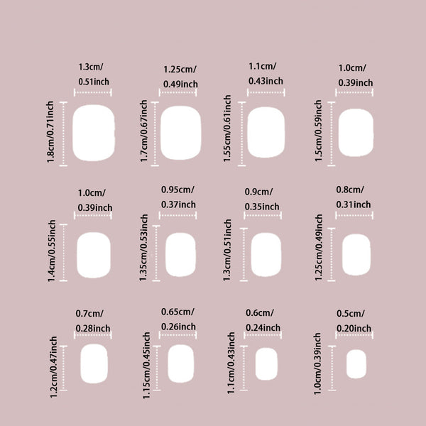 Autocollants d'ongles en porcelaine bleue et blanche
