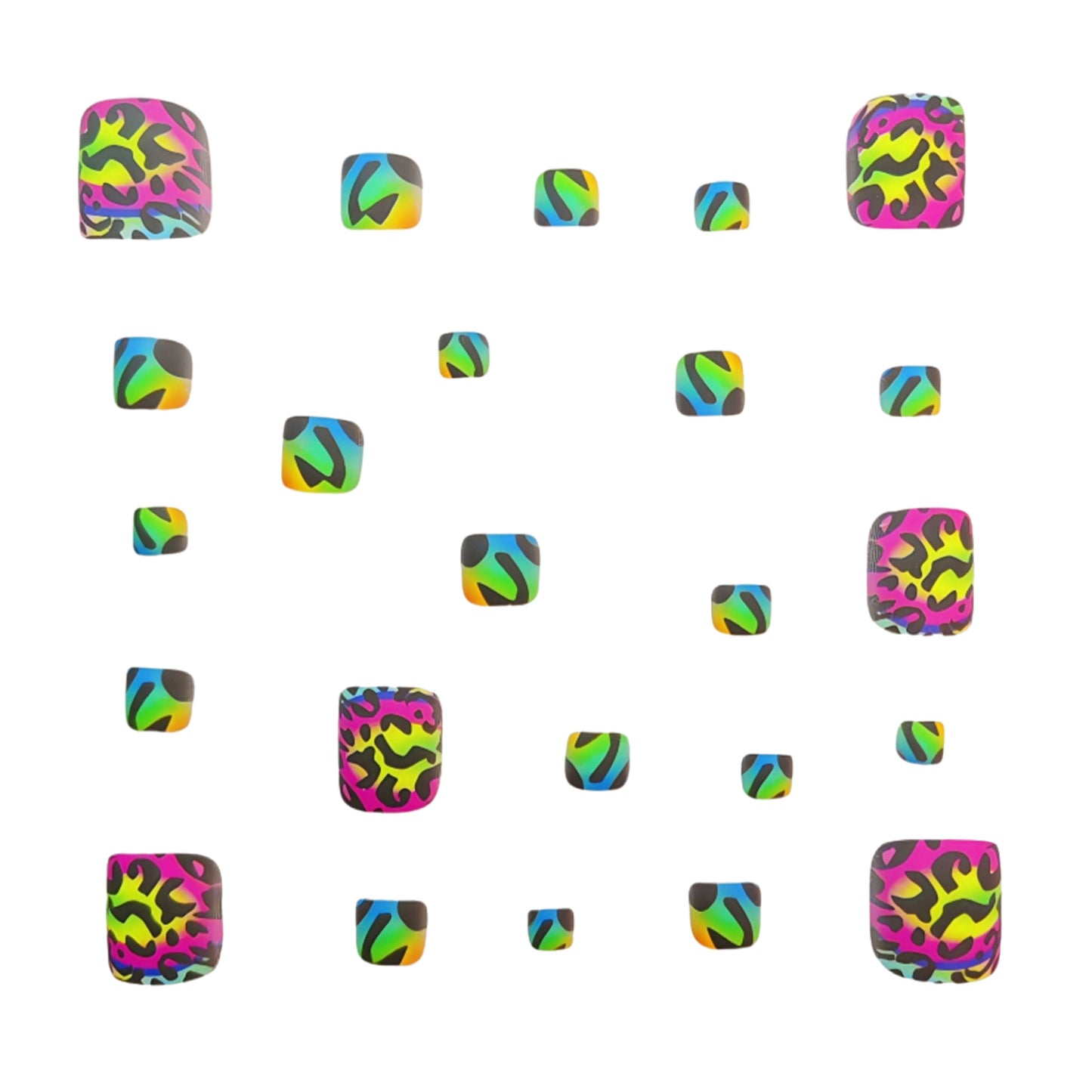 Pedicure fake nail Y609