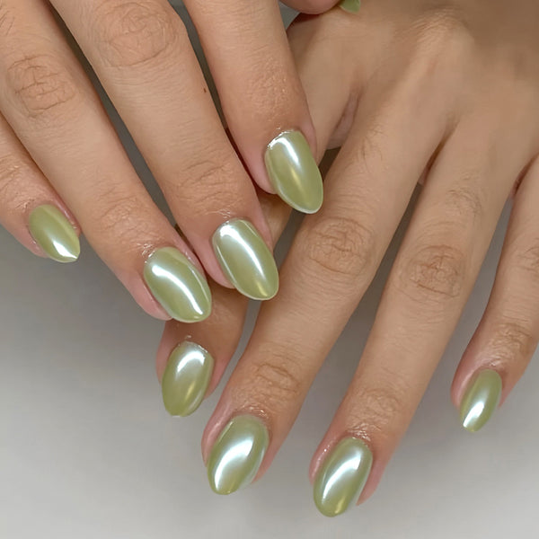 Lime Green Plated 32 Pcs