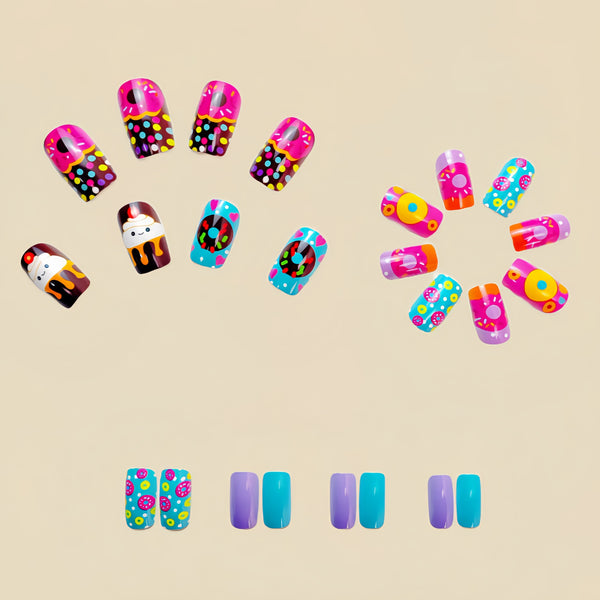 24pcs/Set Press On Nails