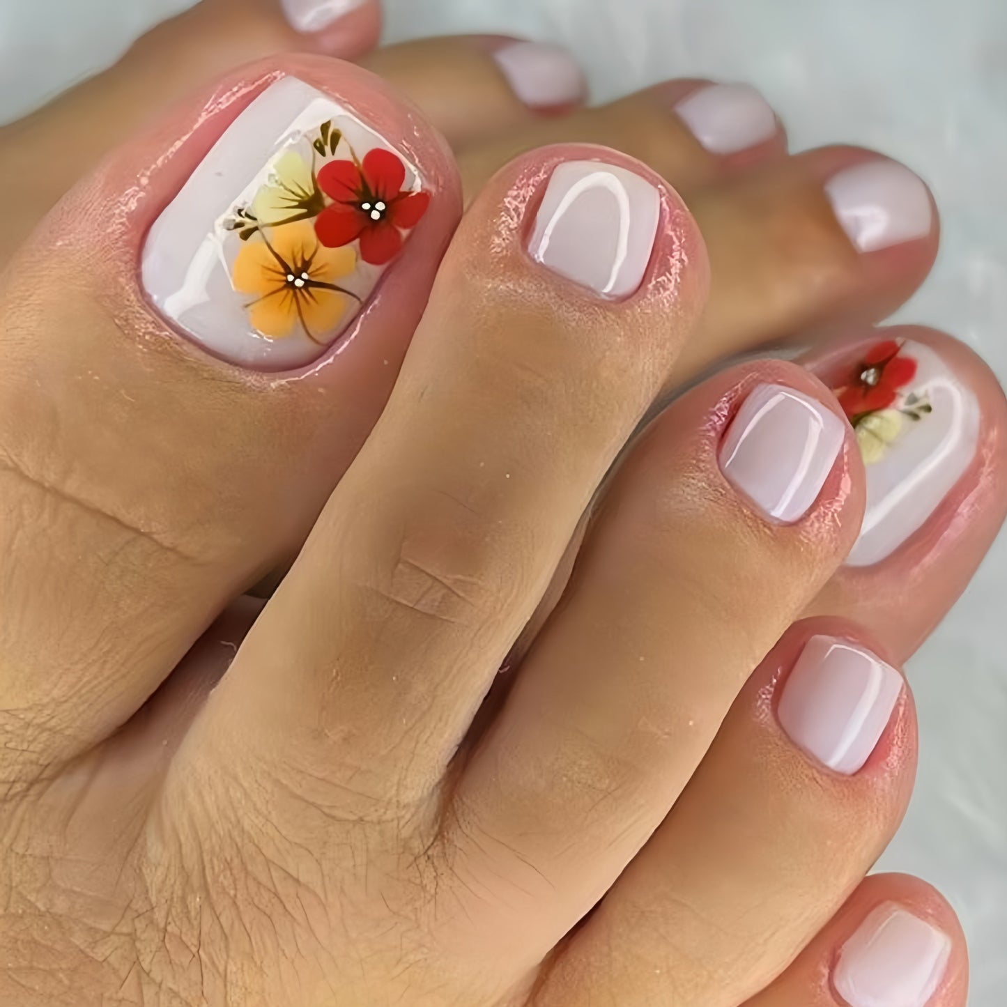 Pedicure fake nail Y827