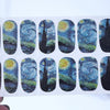 Nail wraps Van Gogh decals