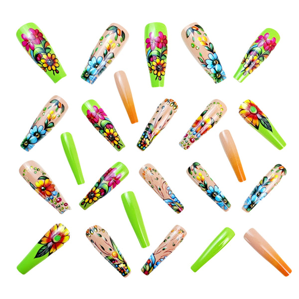 24pcs/Set Press On Nails