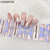 ins UV gel nail sticker UVG60105