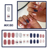 Independence Day manicure flag