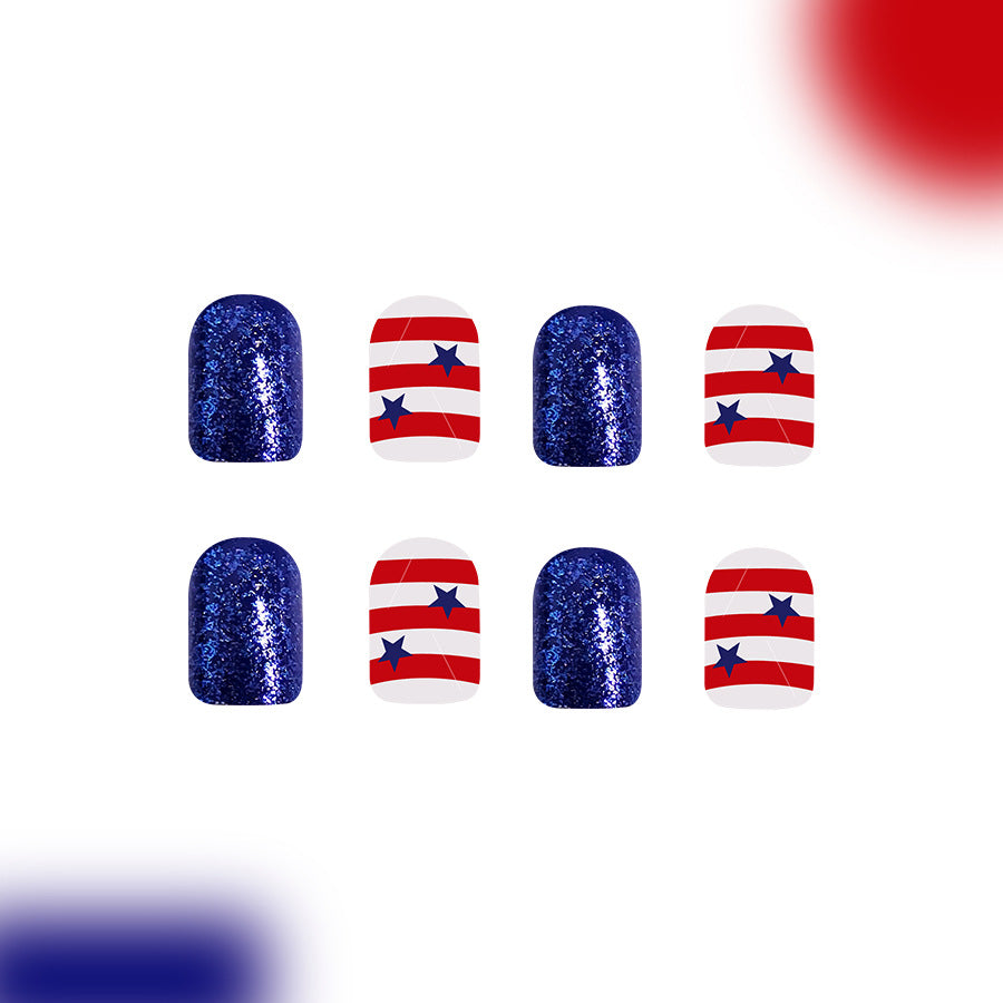 Manicure on Independence Day