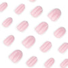 Silver glitter French