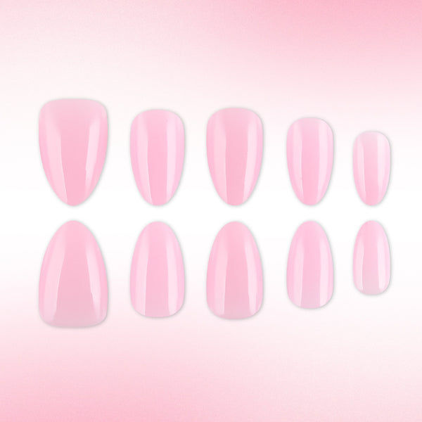 30 pieces Glossy pink