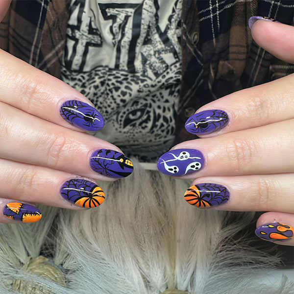 24pcs/Set Press On Nails