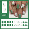 12 Sizes-24 Pcs Press On Nails C801