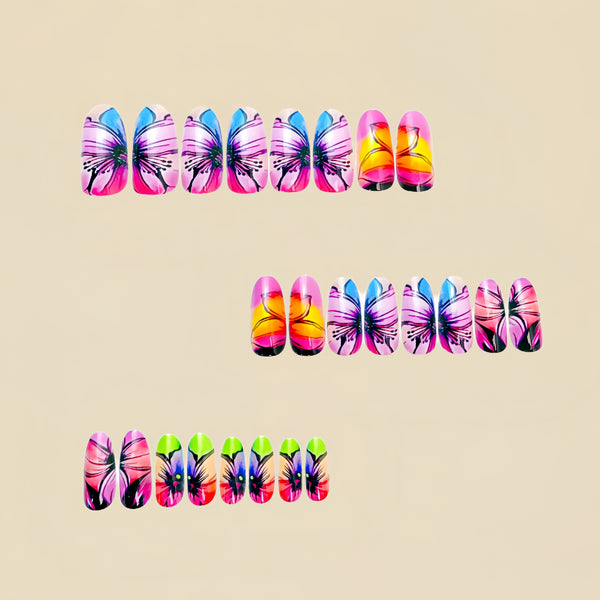 24pcs/Set Press On Nails