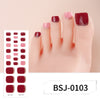 Bandoulières de gel à pédicure