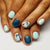 Blue fish scales