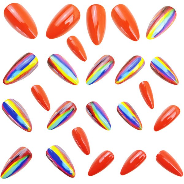 24pcs/Set Press On Nails