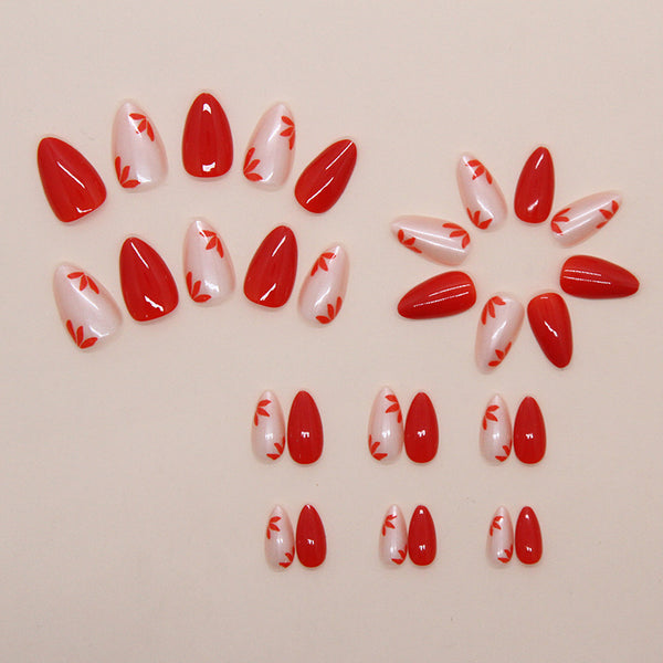 30 pieces of red flowers