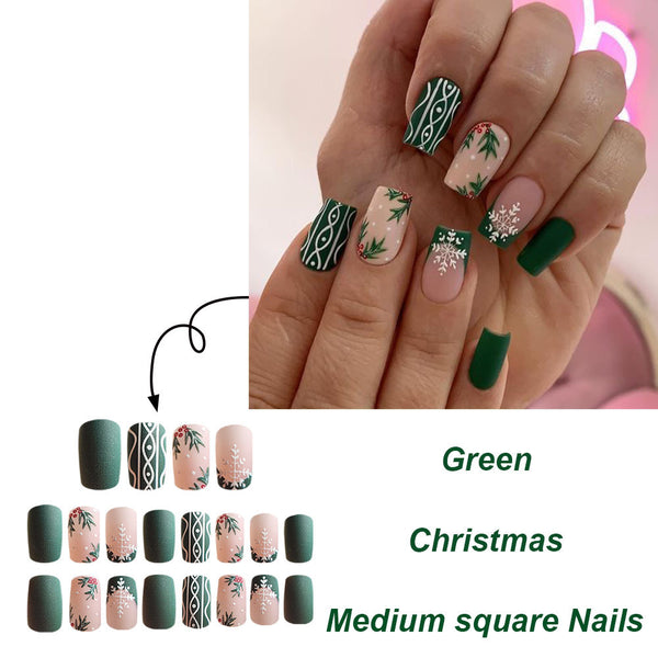 24pcs/Set Press On Nails JB481