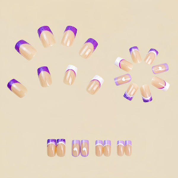 24pcs/Set Press On Nails