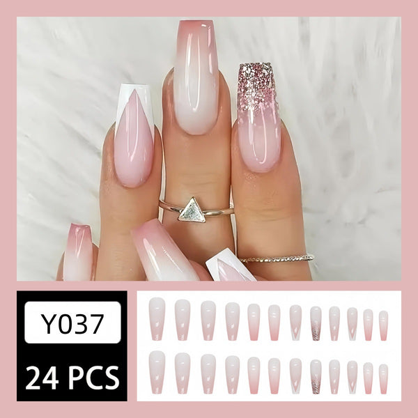 24pcs/Set Press On Nails