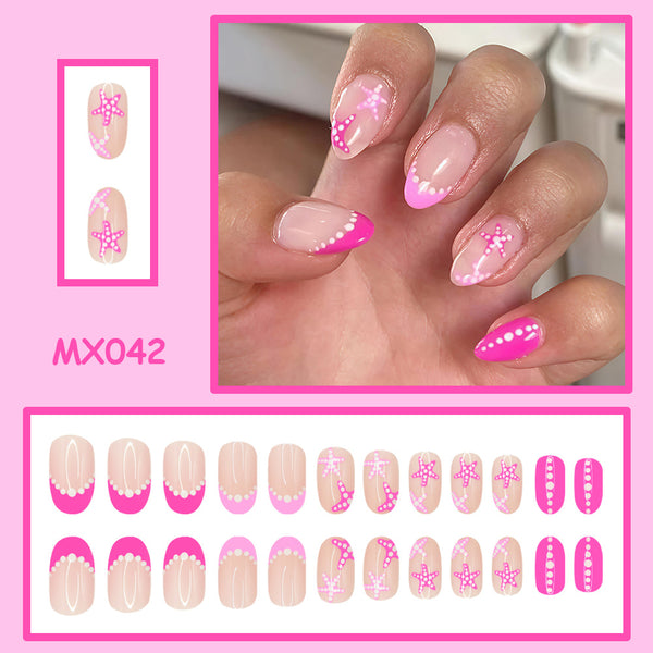 24pcs/Set Press On Nails