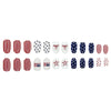 Independence Day manicure flag