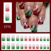 Red and green glitter
